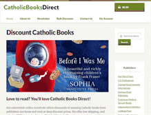 Tablet Screenshot of catholicbooksdirect.com